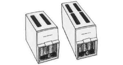 TOASTER AUTO 4-SLICES 110V
