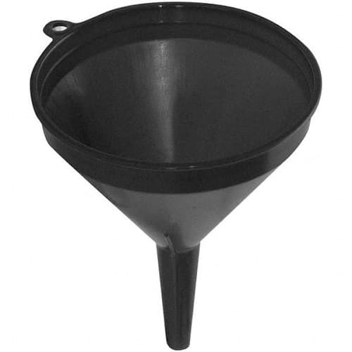 OIL FUNNEL GALV W/STRAINER, 125MM DIAM
