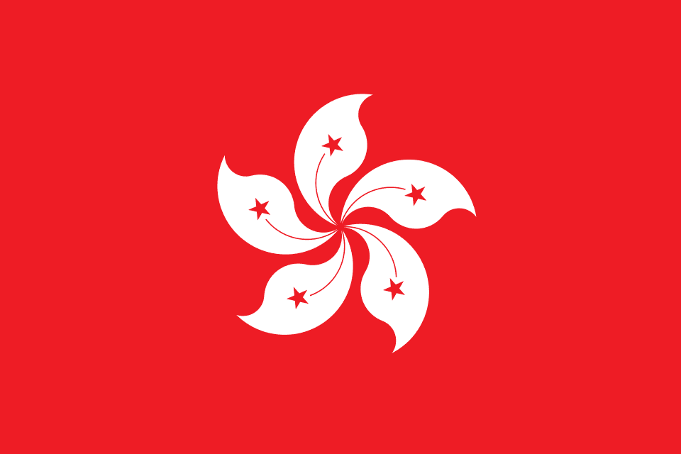 FLAG REGIONAL 4'X 6' BUNTING, HONG KONG