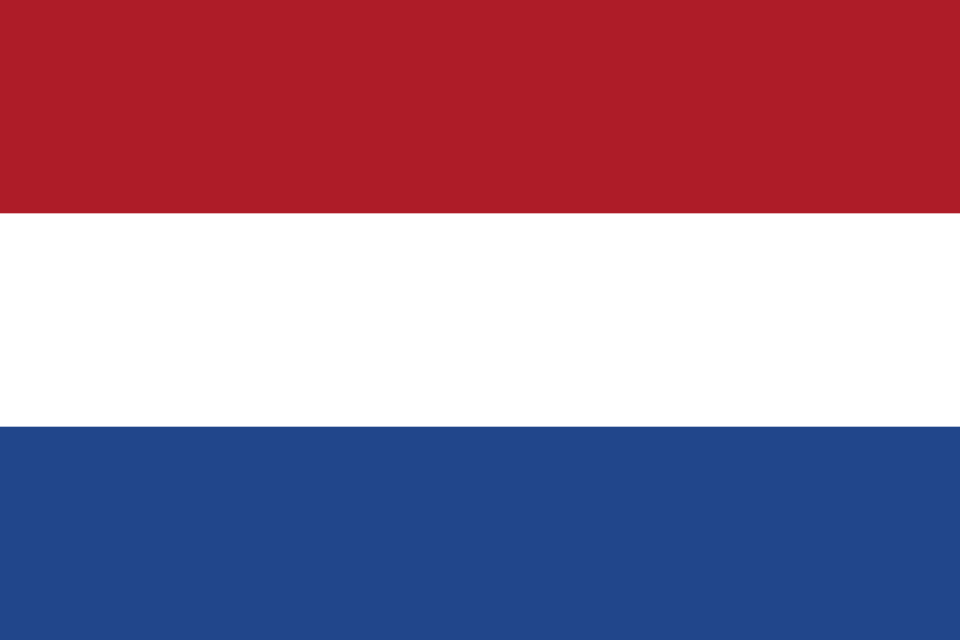 Merchant Flag 4'x 6' Bunting Netherlands