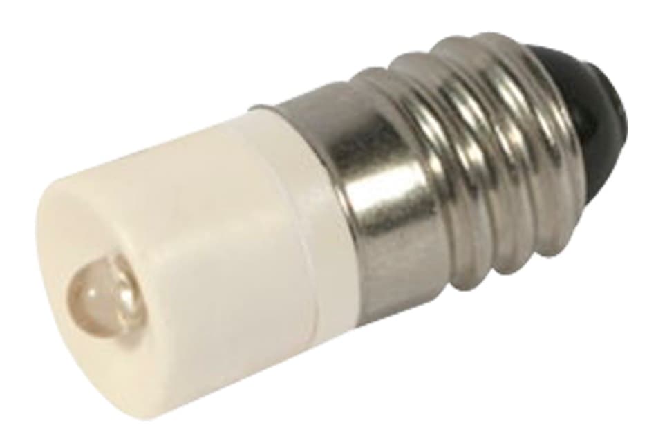 LAMP INDICATOR SINGLE LED BA9S, 10X24MM 24-28VOLT RED