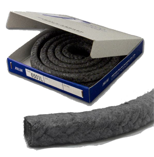 PACKING UNIVERSAL CARBONIZED, FIBER PILLAR NO.6501L 3MMX3MTR