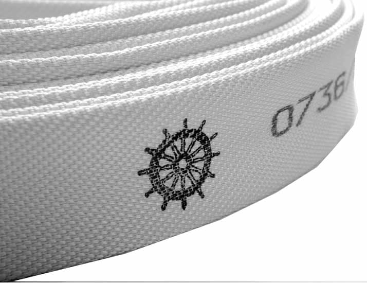 HOSE FIRE MED APPROVED 15BAR, COLOR WHITE 38MMX20M SF1210382