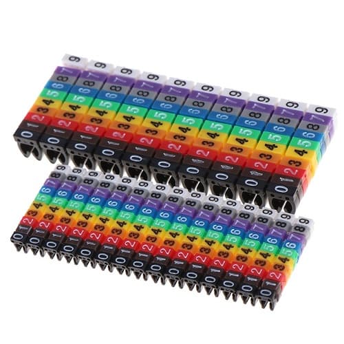 CABLE MARKER NUMERAL 0-9 10SHT