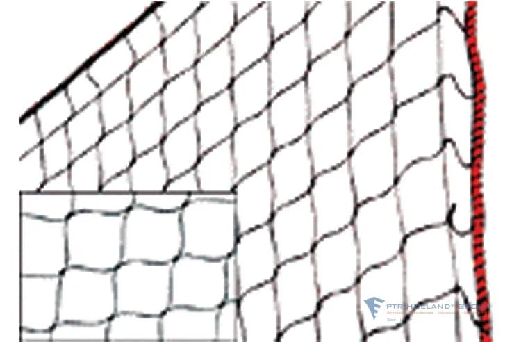 Gangway safety net: black 3 mm