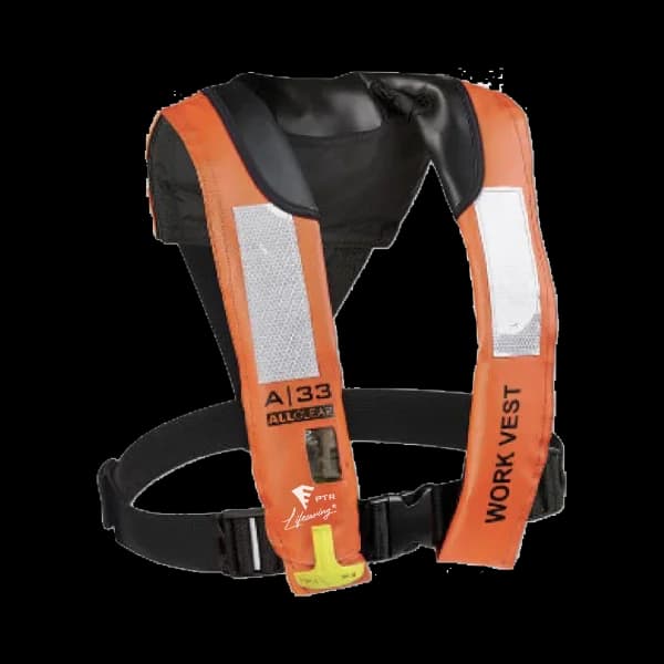 A-33 Automatic All Clear Inflatable Work Vest