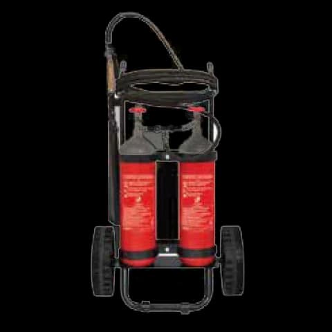 Fire Extinguisher / Trolley 10Kg (2×5) Carbon Dioxide CO2