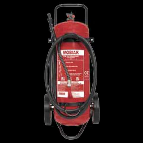 Fire Extinguisher / Trolley 50Kg Dry Powder & Foam With External Cartridge