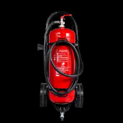 Fire Extinguisher / Trolley 50Lt Hydrogel With Separate Carriage Mounted On The Vessel