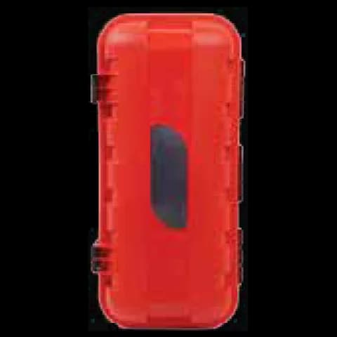 Plastic case for 6 kgr/ltr fire extinguisher with small window