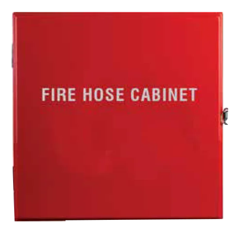 Polyester fire hose cabinet with hook